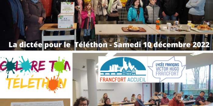 Une dictée pour le Téléthon