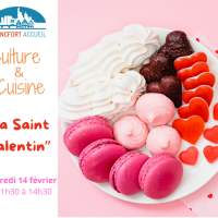 Atelier culture et cuisine - Vendredi 14 février de 11h30 à 14h30 Atelier culture et cuisine