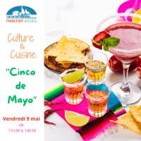 Atelier culture et cuisine - Vendredi 9 mai de 11h30 à 14h30 Atelier culture et cuisine